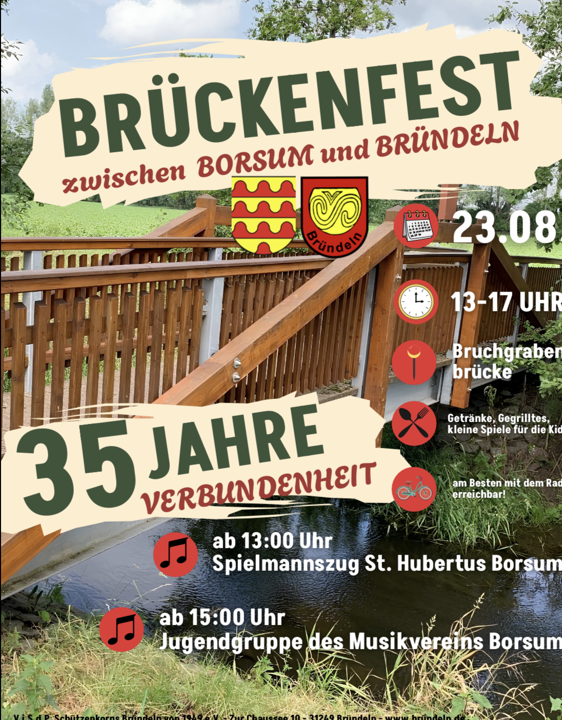 Brückenfest Plakat